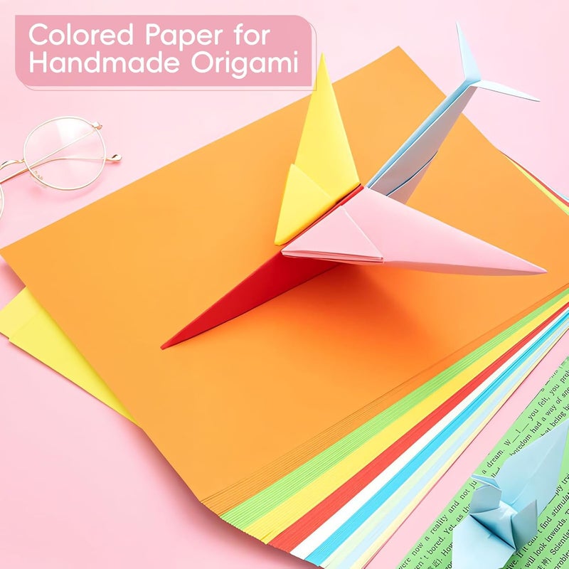 MG 100 Sheets Colored Copy Printing Paper 10 Assorted Colors, 8.3 X 11.7 in Construction Paper for Card Making Scrapbooking School Office DIY Craft - Image 2